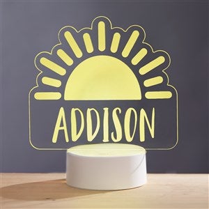 Watercolor Brights Sunshine Personalized Kids LED Sign