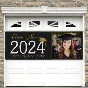 Classic Graduation Personalized Photo Banner - 45x108