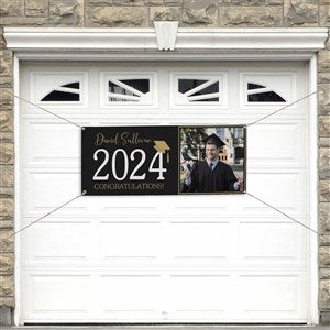 Classic Graduation Personalized Photo Banner - 20x48