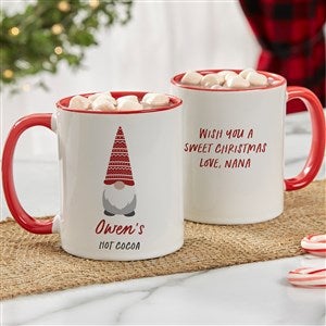 Gnome Personalized Coffee Mug 11oz Red