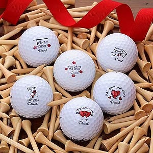 Loving Hearts Golf Ball Set