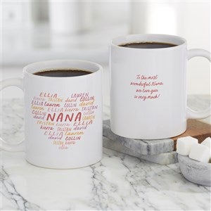 Grateful Heart Personalized Coffee Mug 11oz White