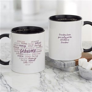Grateful Heart Personalized Coffee Mug 11oz Black