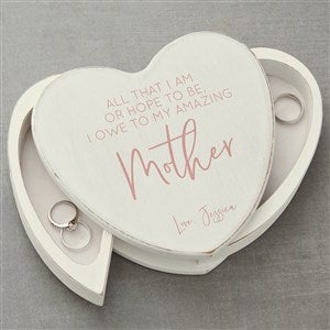 Mom Quotes Personalized Heart Jewelry Box-34673