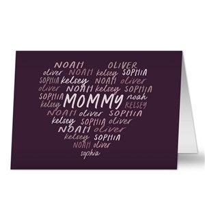 Grateful Heart Personalized Greeting Card