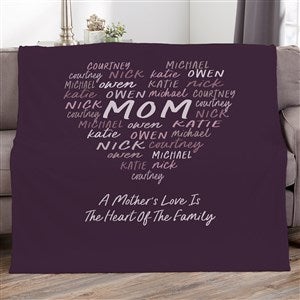 Grateful Heart Personalized Blankets - 34679