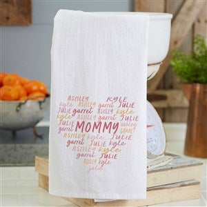 Grateful Heart Personalized Flour Sack Towel