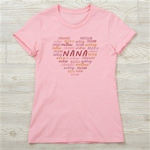 Grateful Heart Personalized Next Level Ladies Fitted Tee