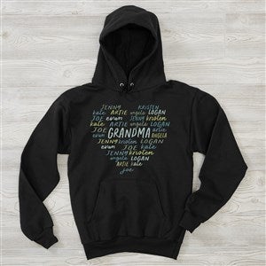 Grateful Heart Personalized Hanes Adult Hooded Sweatshirt