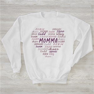 Grateful Heart Personalized Hanes Crewneck Sweatshirt