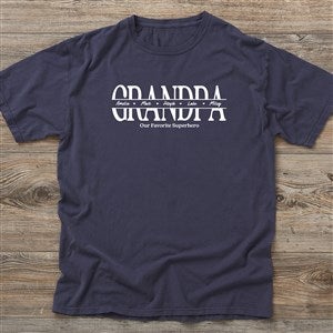 Our Dad Personalized Hanes Adult ComfortWash T-Shirt