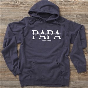 Our Dad Personalized Hanes Adult ComfortWash Hoodie