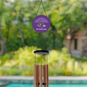 NFL Baltimore Ravens Personalized Wind Chimes