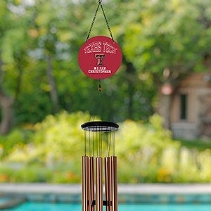 NCAA Texas Tech Red Raiders Personalized Wind Chimes