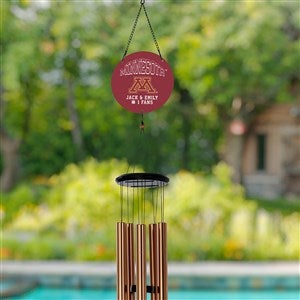 NCAA Minnesota Golden Gophers Personalized Wind Chimes