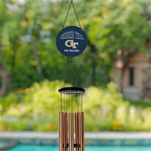 NCAA Georgia Tech Yellow Jackets Personalized Wind Chimes