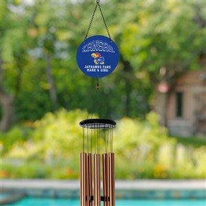 NCAA Kansas Jayhawks Personalized Wind Chimes
