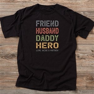 Friend, Husband Daddy Personalized Hanes Adult T-Shirt