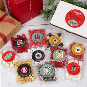 Christmas Countdwn Personalized Care Package Candy Gift Box