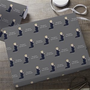 Communion Boy philoSophie's® Personalized Communion Paper Roll - 18ft Roll