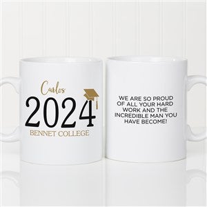 Classic Graduation Personalized 30 oz Oversized Coffee Mug