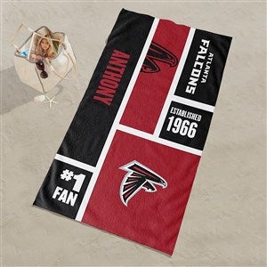 Atlanta Falcons NFL Personalized Beach Towel