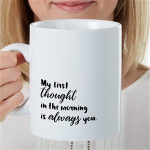 Loving Memory Memorial Personalized Photo 30 oz. Oversized Coffee Mug