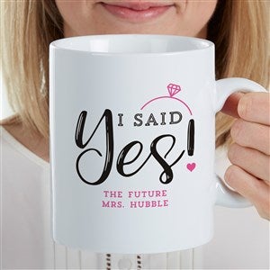 Do I Look Engaged? Personalized 30 oz. Oversized Coffee Mug