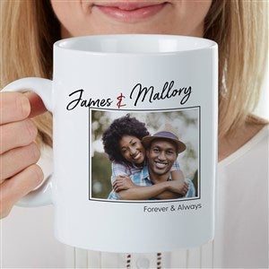 Soulmates Personalized Romantic Photo 30 oz. Oversized Mug