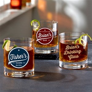 Luigi Bormioli Brewing Co. Personalized Printed Whiskey Glass