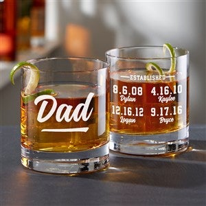 Luigi Bormioli Established Custom Printed Whiskey Glass