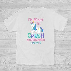 I'm Ready To Crush Kindergarten Personalized Hanes Kids T-Shirt