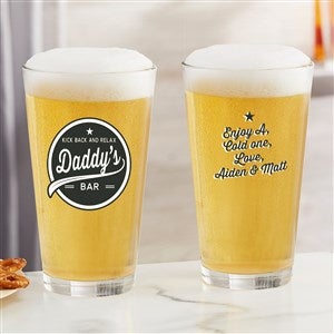 Dad's Brewing Company Personalized 16oz. Printed Pint Glass