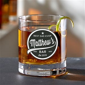 Luigi Bormioli Dad's Brewing Company Personalized Whiskey Glass