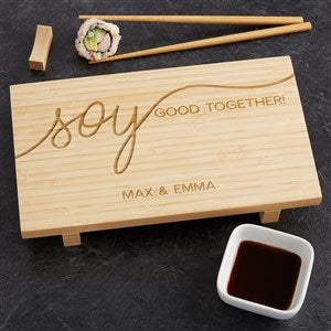 Personalized Sushi Board - We are Soy Good Together