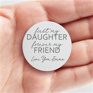 First My Daughter Personalized Metal Pocket Token