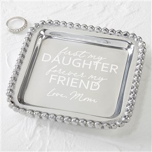First My Daughter Personalized Jewelry Tray by Mariposa