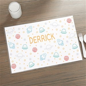 Outer Space Personalized Laminated Placemat