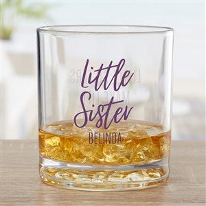 Personalized Tritan Whiskey Glasses - Sisters Forever Personalized Tritan Whiskey Glasses - Sisters Forever