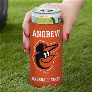 Baltimore Orioles Personalized Slim Can Holder MLB Baseball