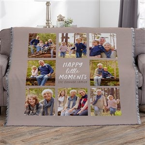 Happy Little Moments Personalized 56x60 Woven Photo Throw