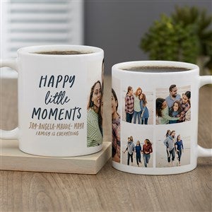 Happy Little Moments Personalized Photo Mug 11 oz.- White
