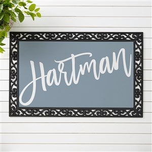 Bold Family Name Personalized Doormat - 20x35