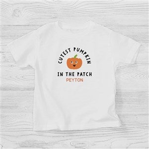Coolest Pumpkin In The Patch Personalized Halloween Toddler T-Shirt