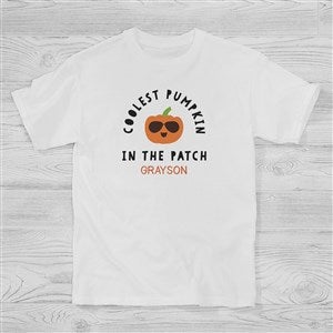 Coolest Pumpkin In The Patch Personalized Halloween Hanes® Kids T-Shirt