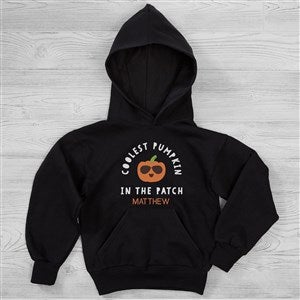 Item 1 of 2: 35973-YHS - Coolest Pumpkin In The Patch Personalized Hanes® Youth Hooded Sweatshirt