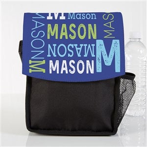 Repeating Name Personalized Lunch Bag