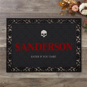 Haunted Halloween Personalized Doormat- 18x27