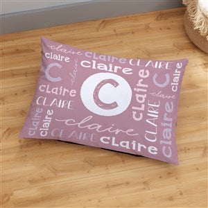 Youthful Name For Her Personalized 22x30 Floor Pillow