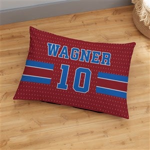 Sports Jersey Personalized 22x30 Floor Pillow